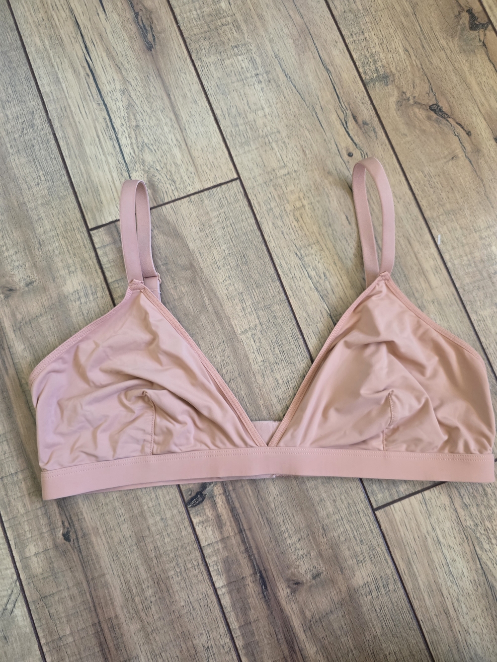 Parade Tan Nude Triangle Bralette - Large